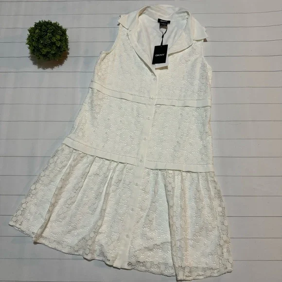 Dkny | Dresses | Dkny Nwt White Floral Eyelet Lace Sleeveless Knee Length Dress Womens Size 6 | Poshmark Dkny | Dresses | Dkny Nwt White Floral Eyelet Lace Sleeveless Knee Length Dress Womens Size 6 | Poshmark